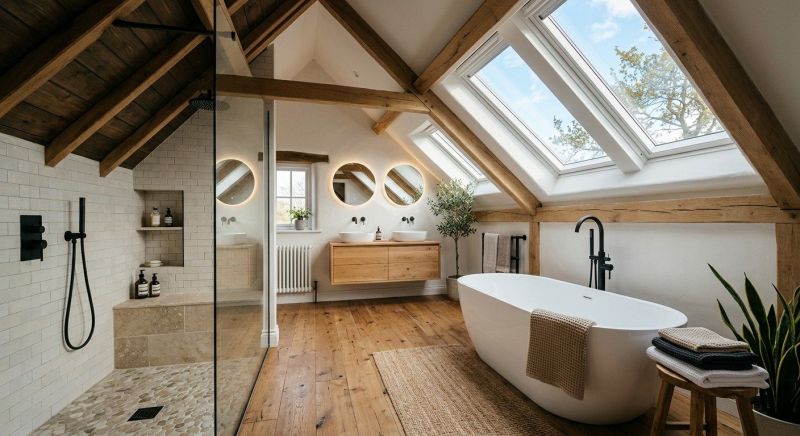 Attic Bathroom Remodeling in Collier County, FL