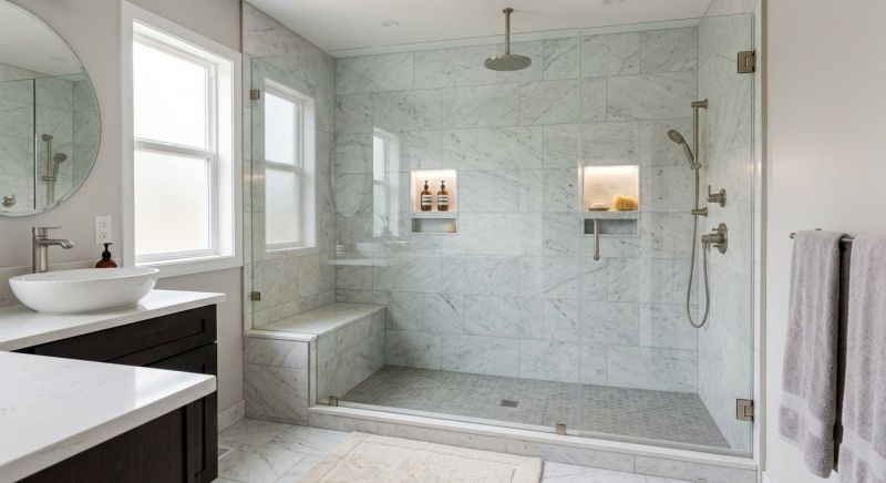 Granite Shower Installation in Collier County, FL